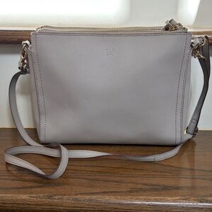 Lo & Sons Elegant Gray Crossbody Bag